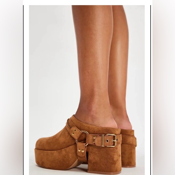 Free People Amalia Harness Clogs - Size 11 - Picture 2 of 13